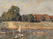 Alfred Sisley Regatta at Hampton Court France oil painting artist